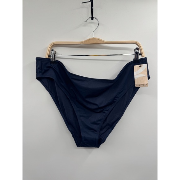 Lively Other - NWT Lively The Swim Bikini Bottom Women's 2X-Large Navy Low-Rise Cut Fully lined